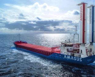 First Ever Cargo Vessel with Wind Assisted Propulsion