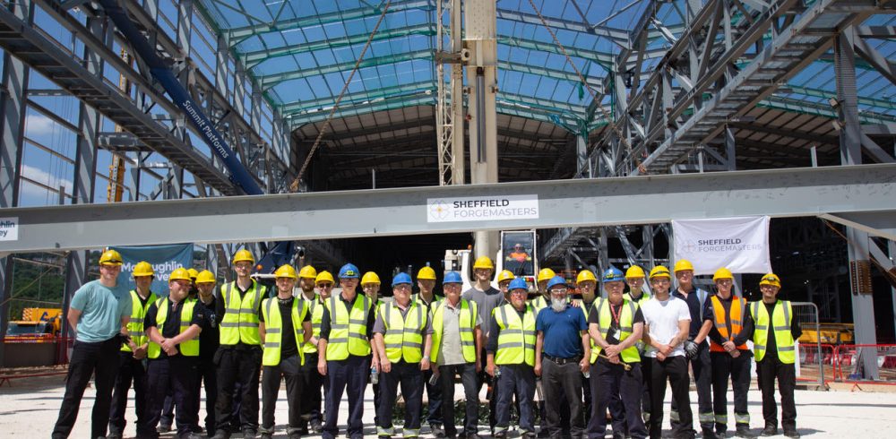 Sheffield Forgemasters’ New Machine Shop Tops Out