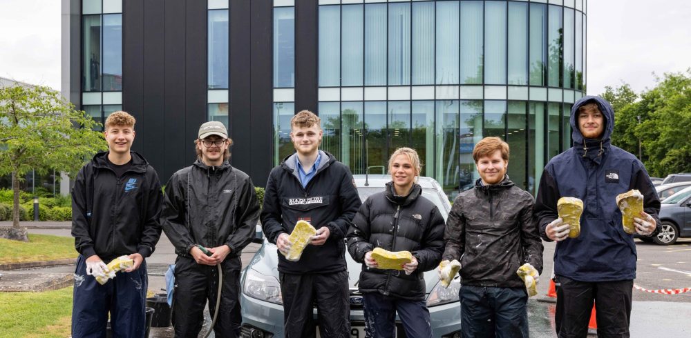 Local Apprentices Raise £1,300 for MAAC with Charity Car Wash