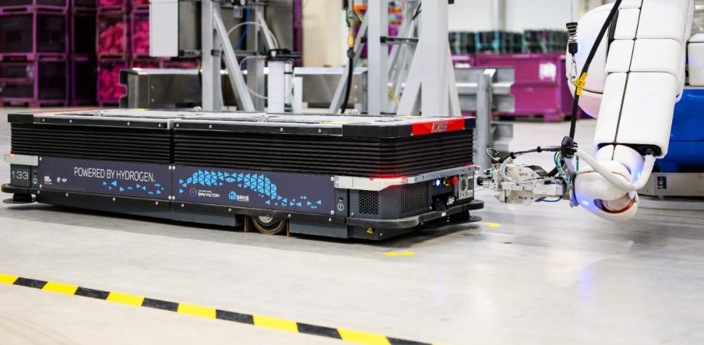 BMW employs AGVs extensively in intralogistics